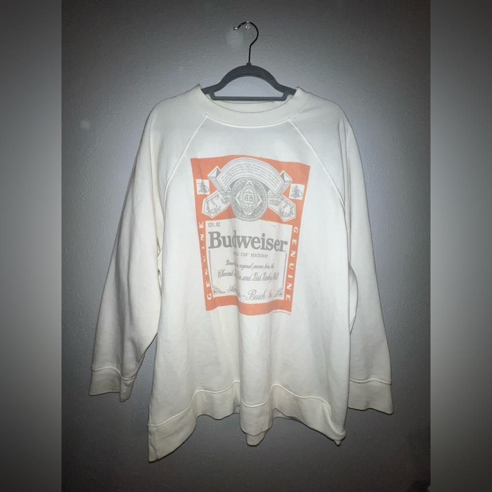 AE VINTAGE BUDWEISER CREWNECK